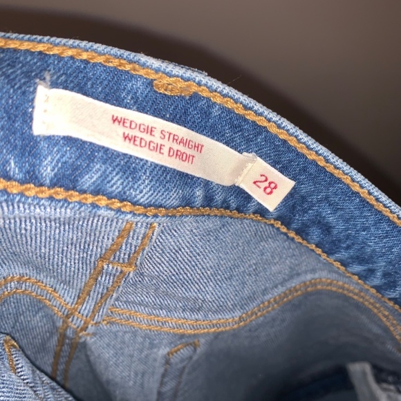 Levi's Wedgie Straight Fit Denim Jeans 34964-0073 Size 28 - Picture 5 of 12